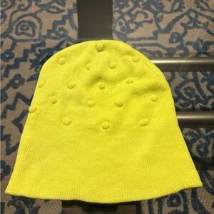 H&M Vibrant Yellow Textured Beanie